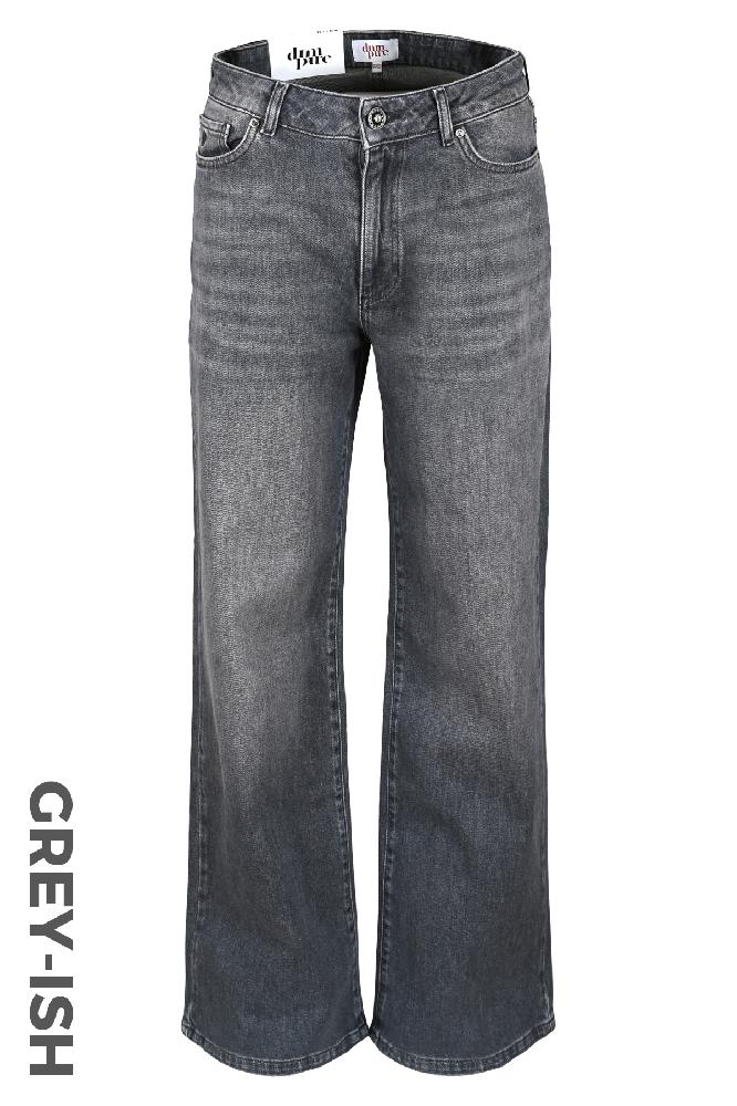 Ontdek onze trendy 5-pocket wide leg Cooper fit jeans, een must-have voor je casual kledingcollectie. Deze jeans biedt een ruime pasvorm met wijde pijpen en is voorzien van de klassieke 5-pocket styling. 