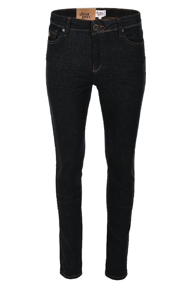 High-rise 5 pocket skinny fitted jeans